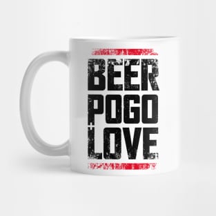 beer, pogo & love white dirt Mug